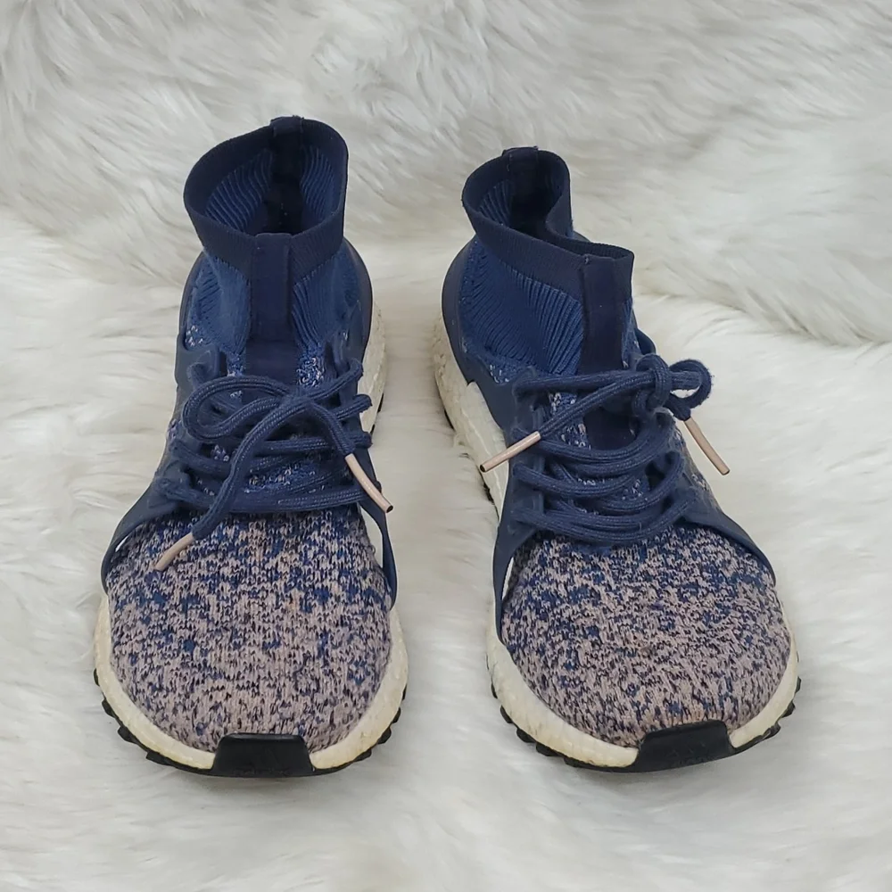 Adidas Ultra Boost x All Terrain Sock Sneakers men size 10 blue